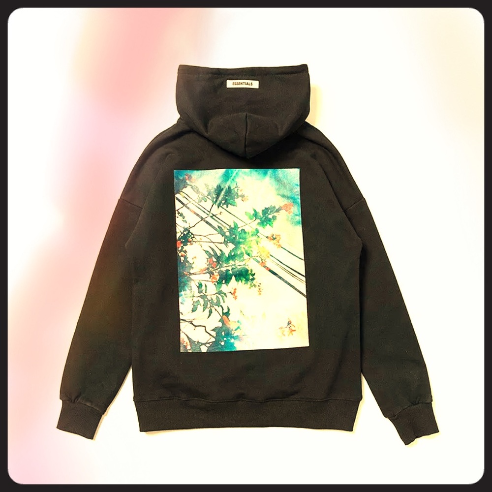 Fear of God photo hoodie - black size M NWT